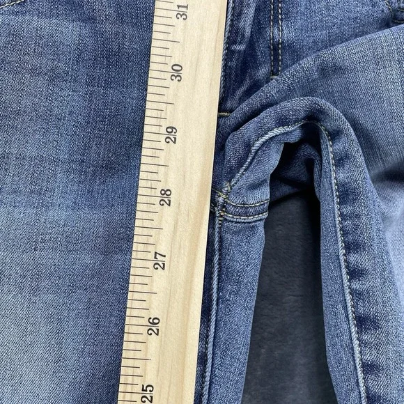 American Eagle Womens Jeans Blue Size 4 Short Kick Boot Denim Light wash - Picture 8 of 10